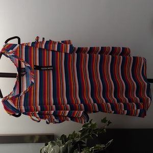 Kristin Nicole 2X peek a boo/cage sleeve tee